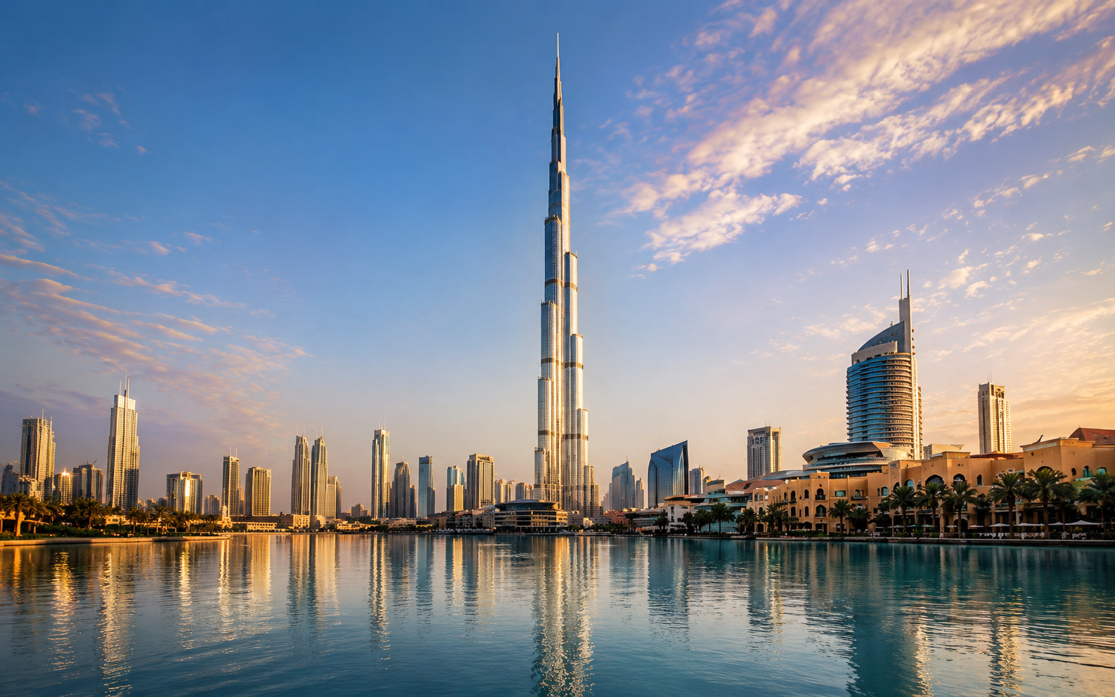 Dubai skyline and modern UAE attractions